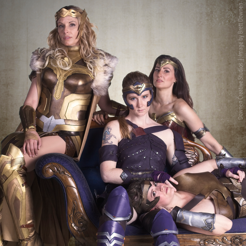 Illustration for article titled Cosplayers Create Their Own Wonder Woman Vanity Fair Shoot